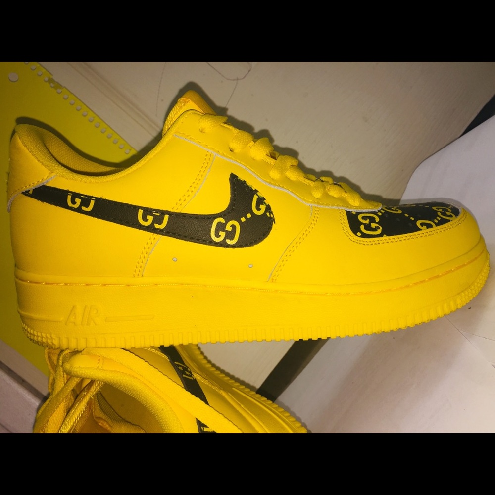 Airforce 1 shoes - Yellow - Picture 4 of 4
